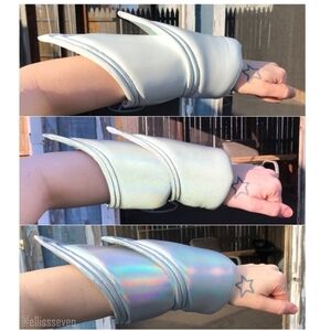 LS7 Custom Double-Puff Cuffs/ Futuristic Armor Bracelet//